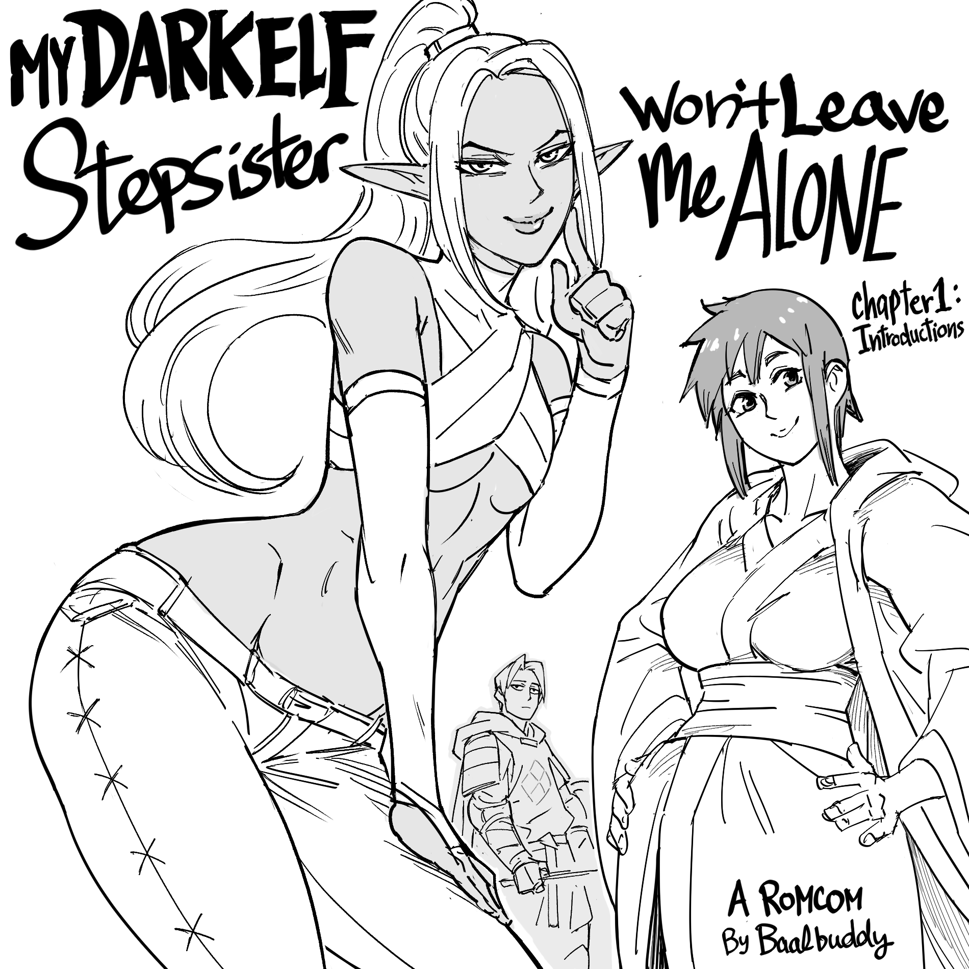 My Dark Elf Step Sister Won't Leave Me Alone