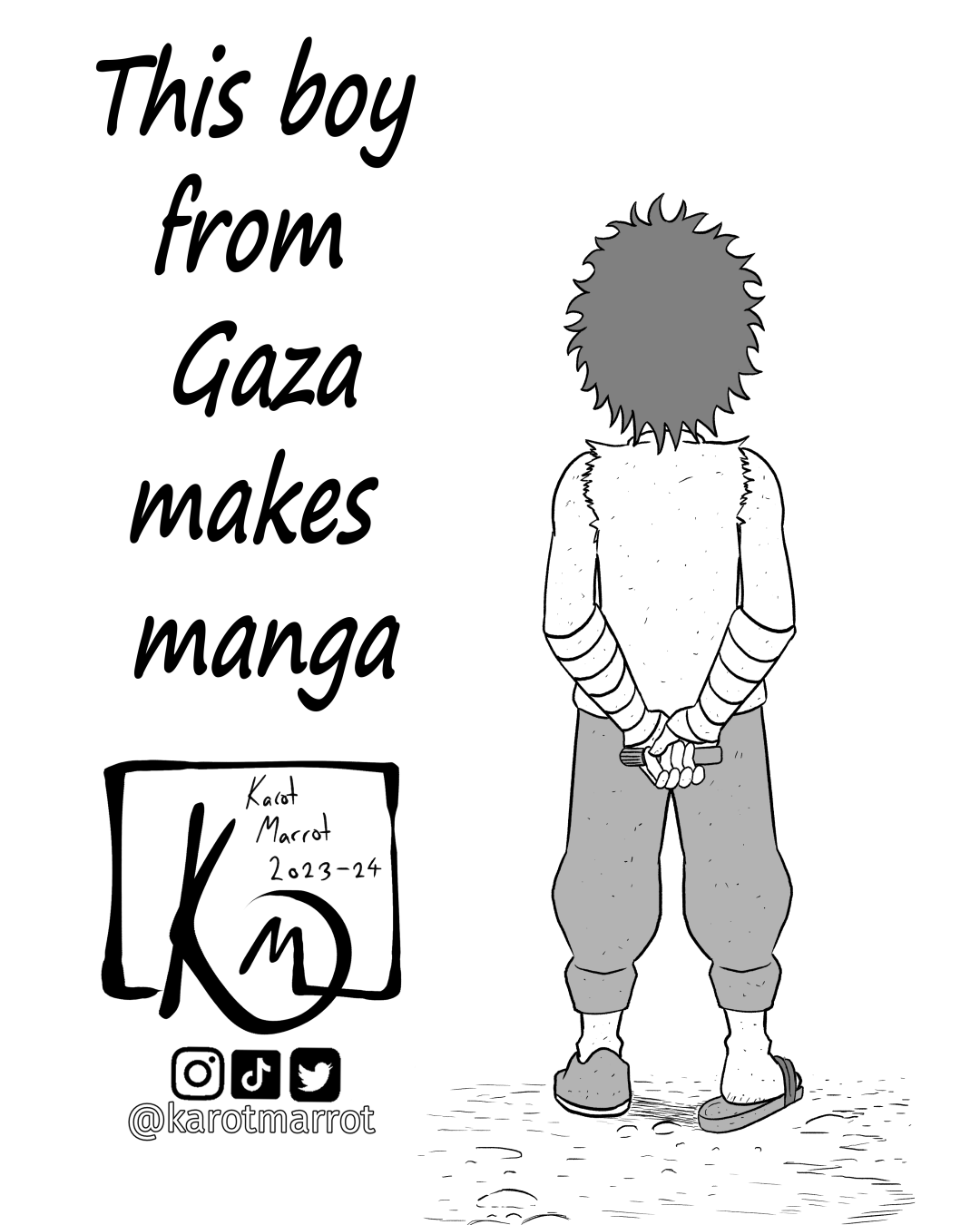This boy from Gaza makes manga thumbnail