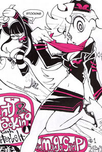 Panty & Stocking With Garterbelt in Manga Strip
